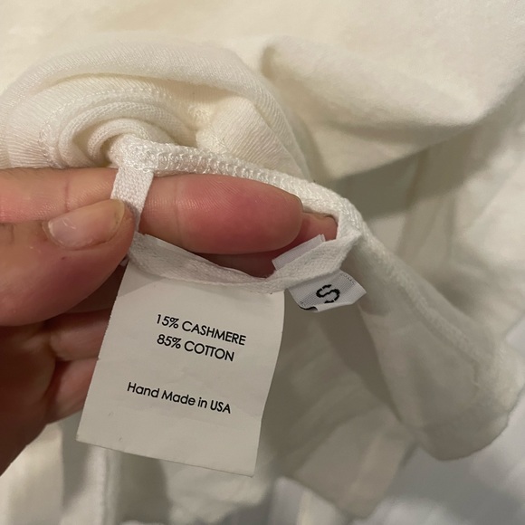 Enza costa long sleeve cashmere top - Picture 4 of 8